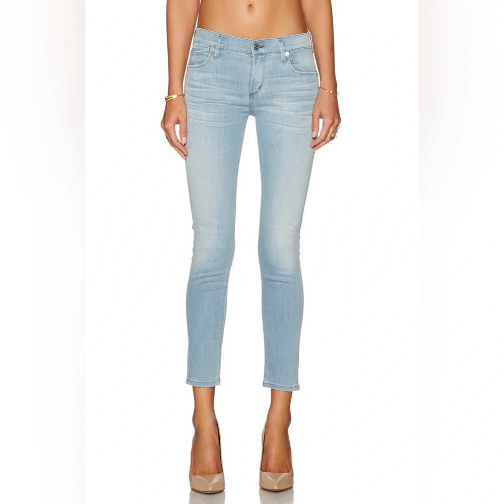 Citizens of Humanity 26 Light Dusted‎ Avedon Skinny Ankle Jeans Anthropologie